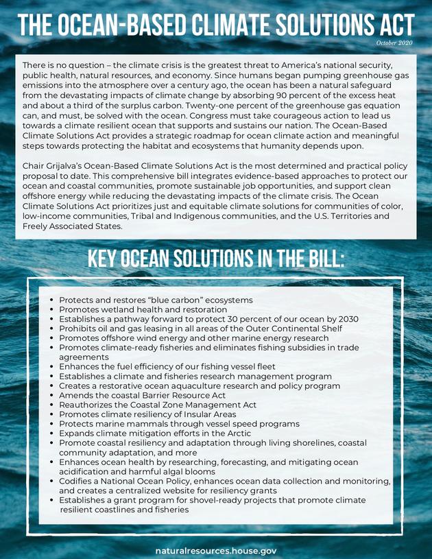 Ocean-Based Climate Solutions Act of 2020